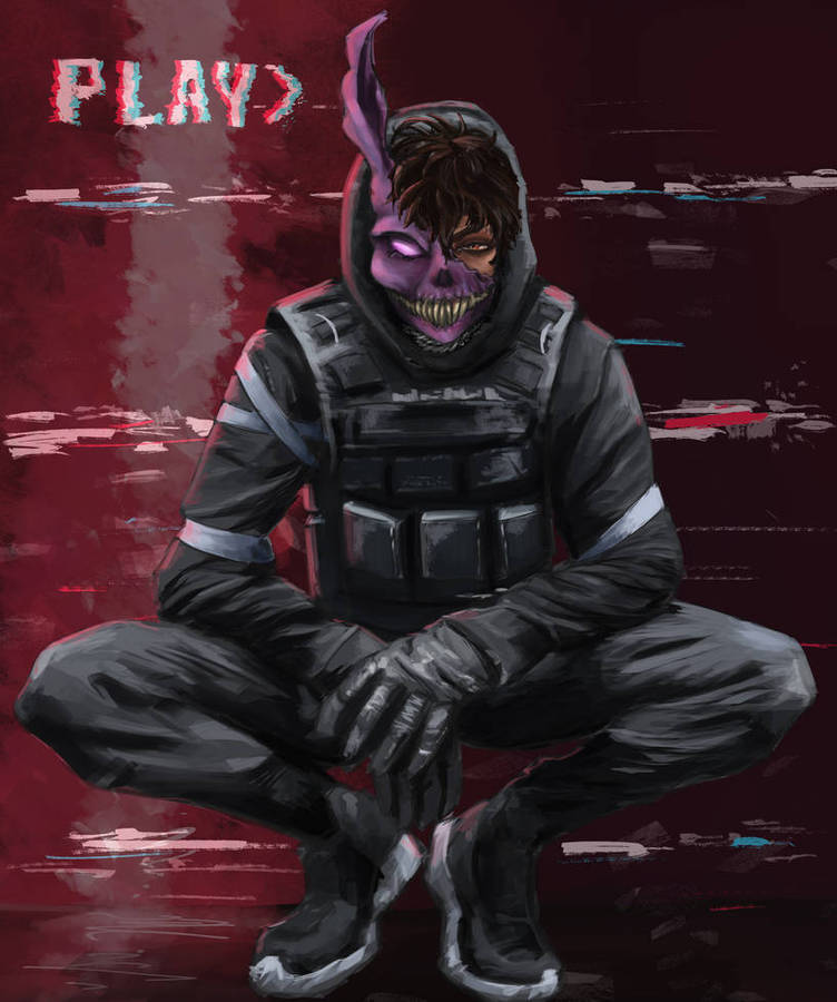 Corpse Husband Black Armor Wallpaper