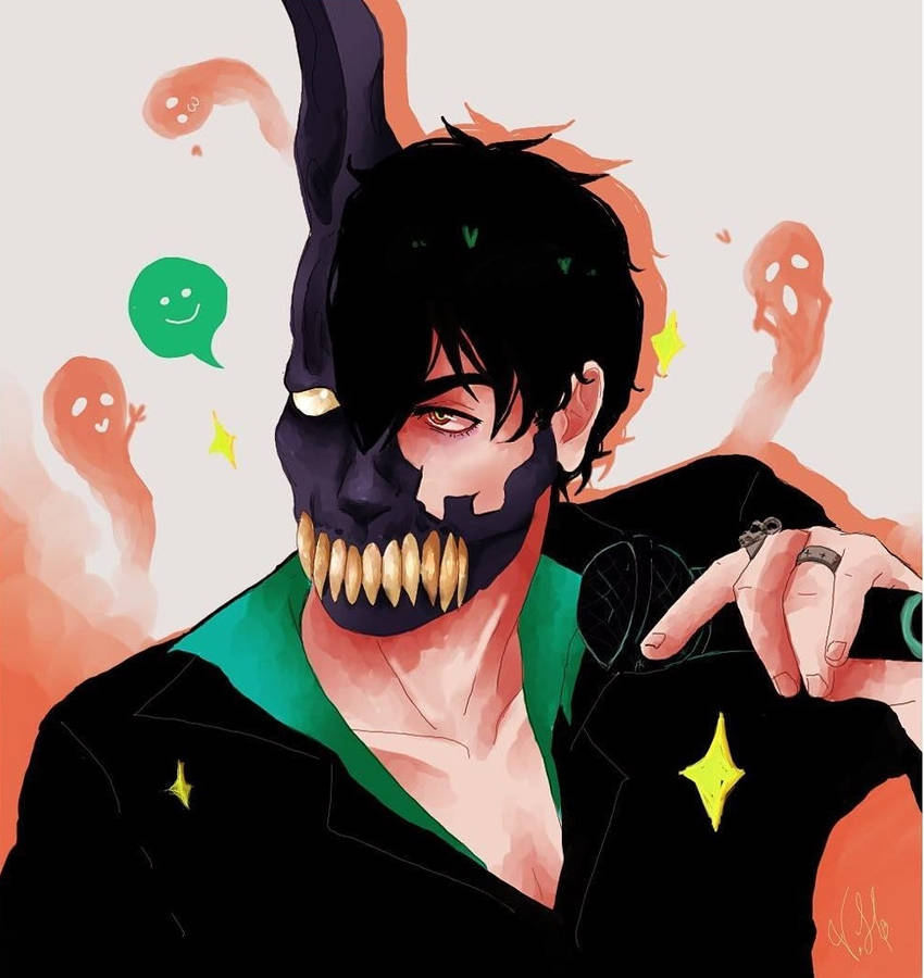 Corpse Husband Digital Painting Wallpaper