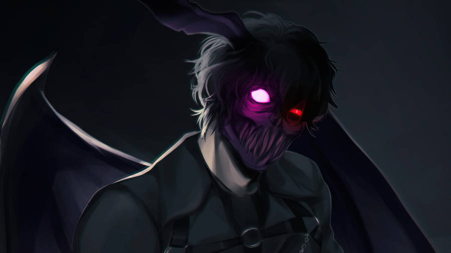 Corpse Husband Purple Mask Wallpaper