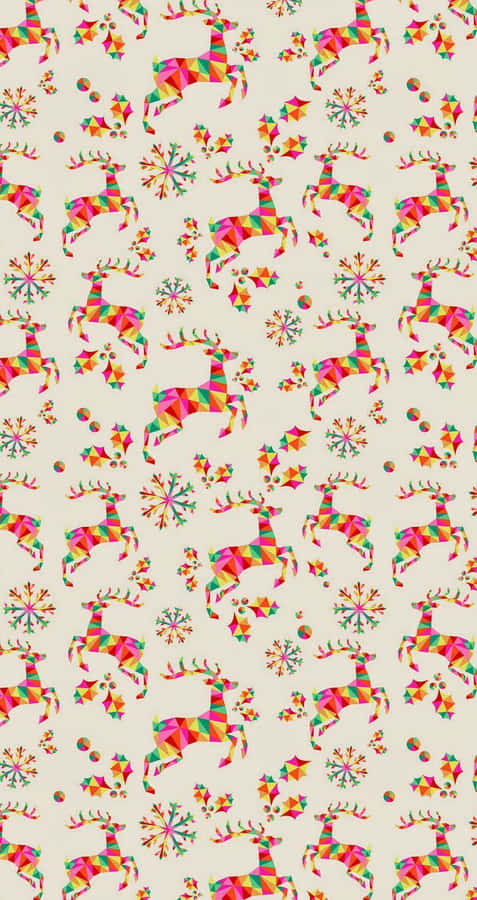 Cozy Boho Christmas Vibes Wallpaper
