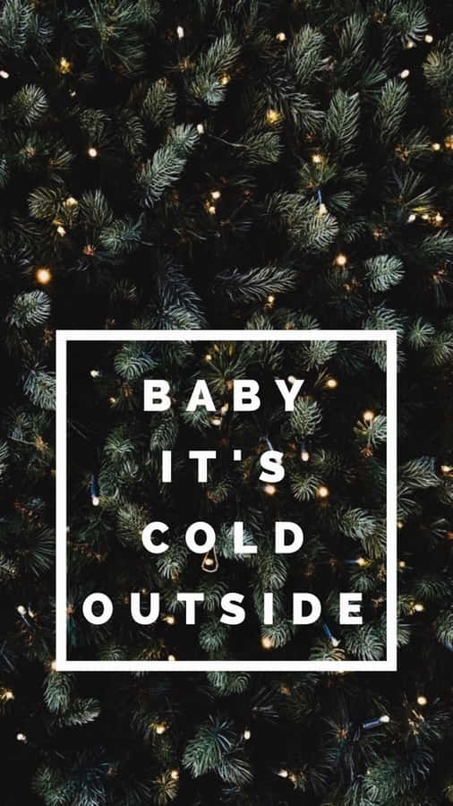 Cozy Winter Tumblr Quote Wallpaper