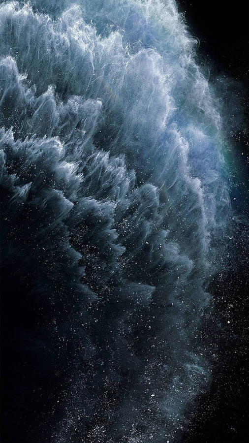 Crashing Waves Oneplus 9r Phone Wallpaper