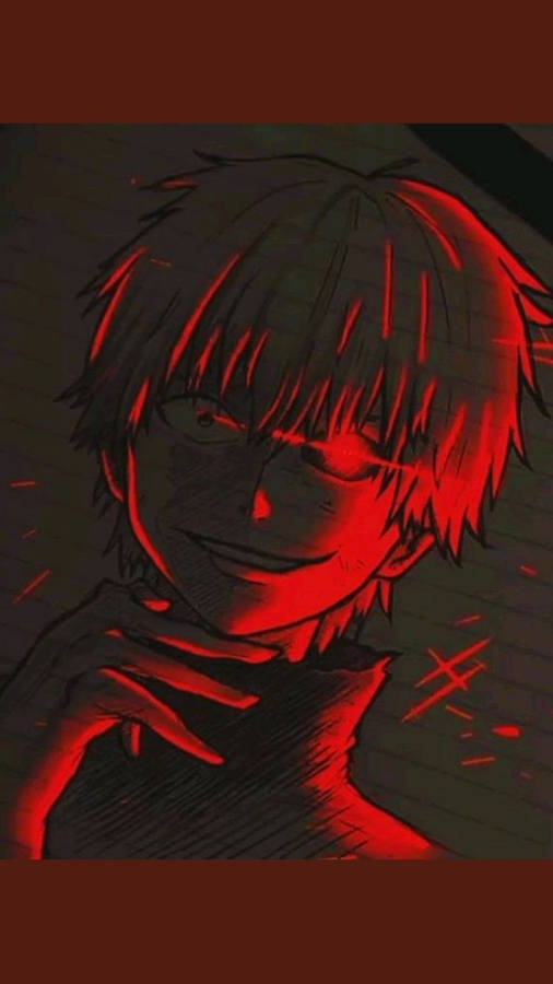 “crazy Anime Boy Exploring The Unknown” Wallpaper