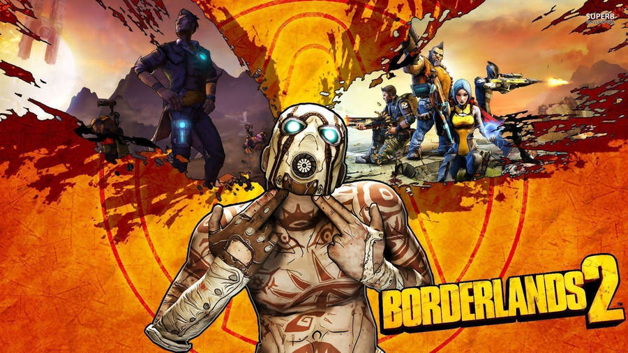 Crazy Psycho Of Borderlands Wallpaper