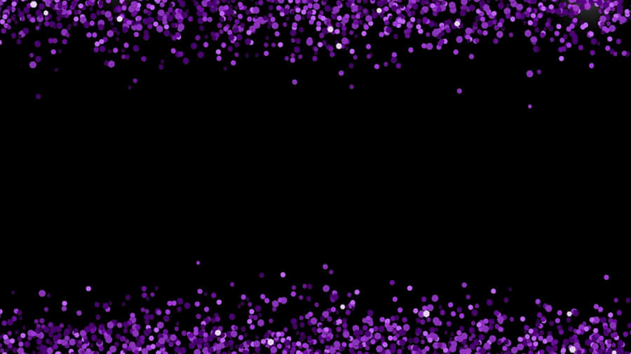 Create A Bewitching Effect With Purple Glitter