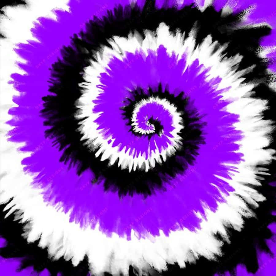 Create A Masterpiece With Purple Tie Dye Wallpaper