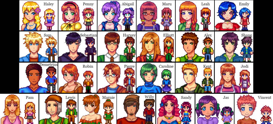 “create The Perfect Farmer In Stardew Valley” Wallpaper