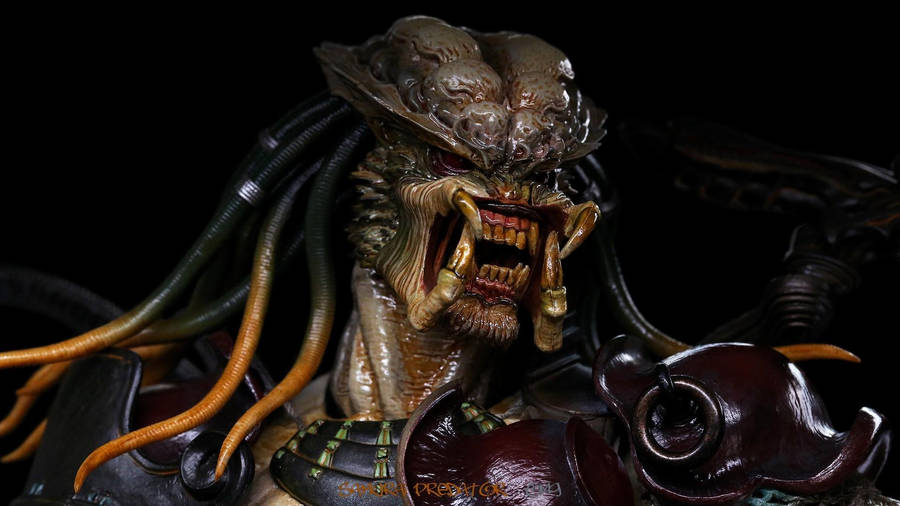Creepy Predator Headshot Wallpaper