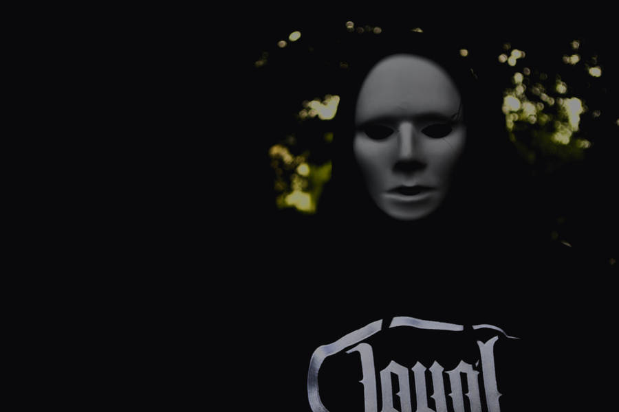 “creepy White Face Mask” Wallpaper