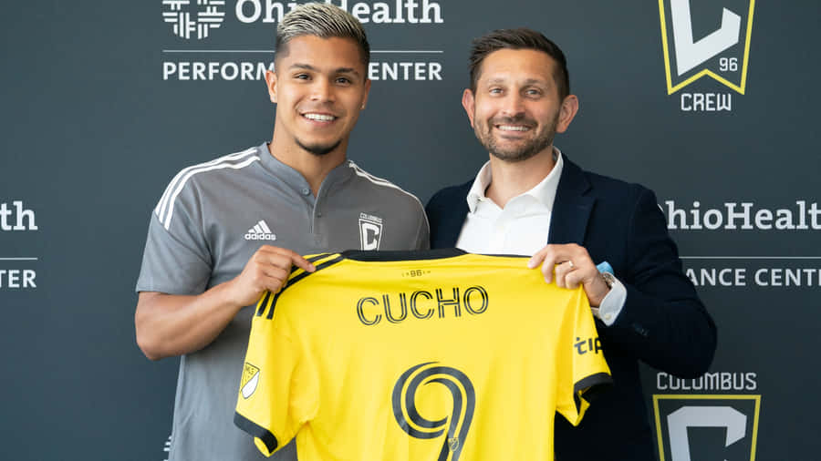 Cucho Hernandez Signing Contract With Columbus Football Club Wallpaper