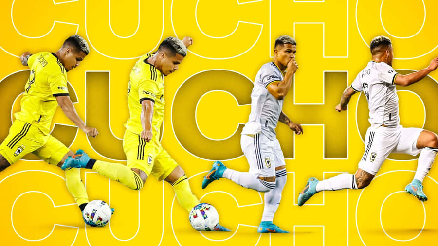 Cucho Hernandez Stylised Poster Wallpaper