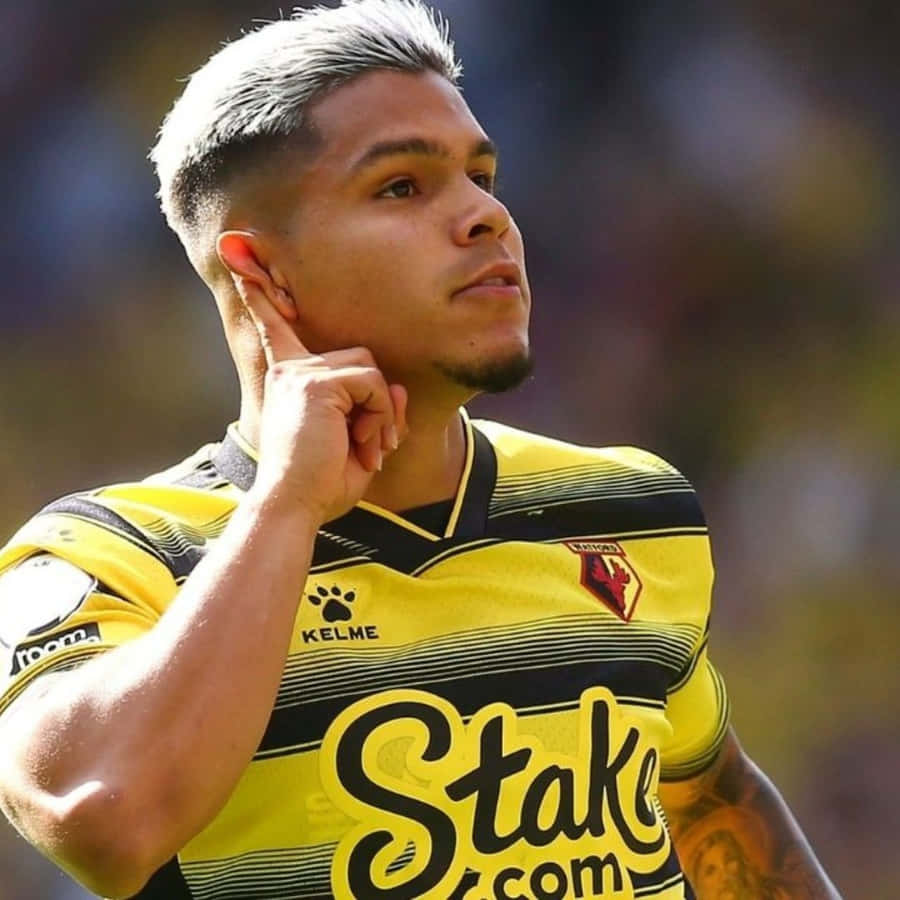 Cucho Hernandez Watford Football Club Striker Wallpaper