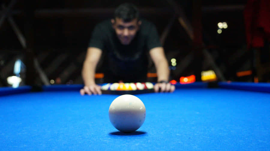 Cue Ball Pool Table Wallpaper