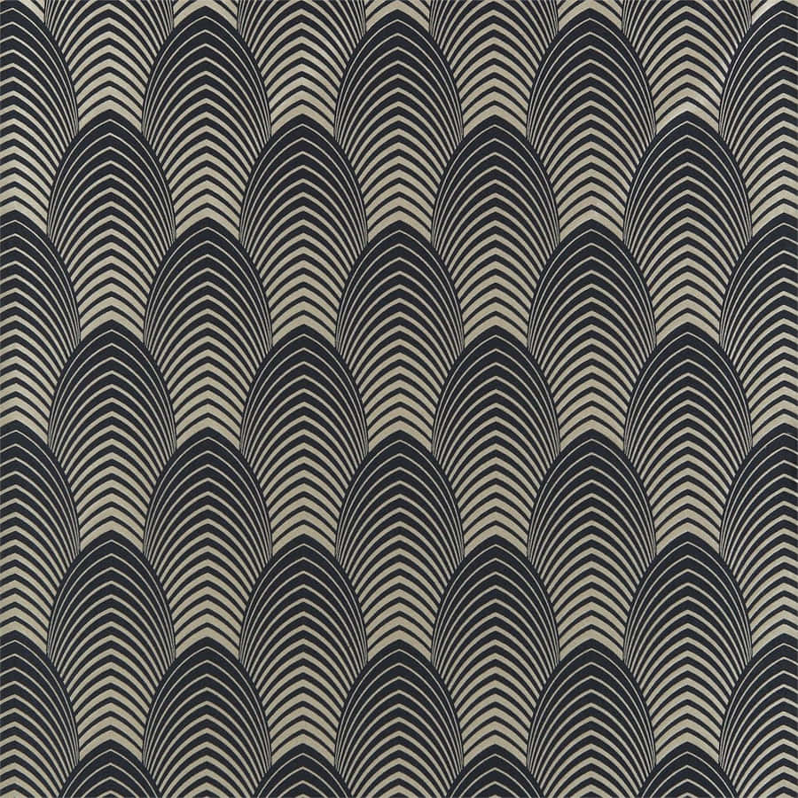 Curved Lines Art Deco Iphone Wallpaper