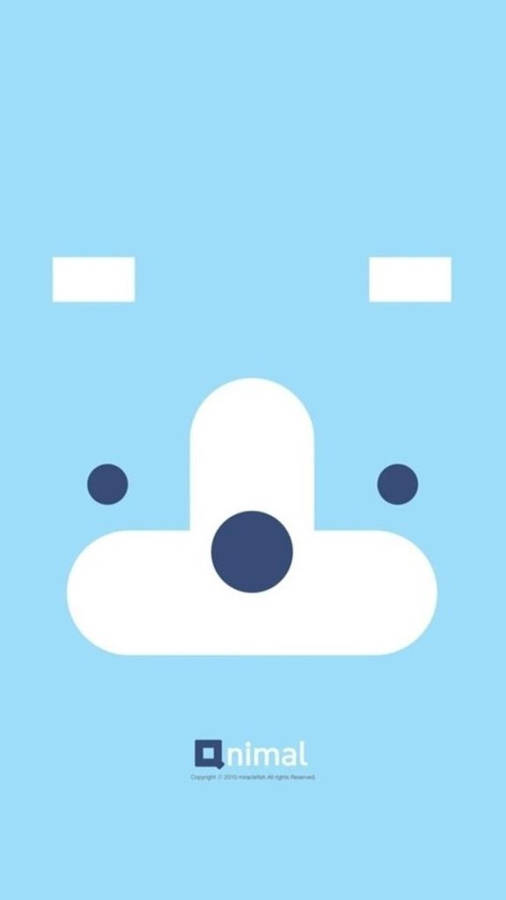 Cute Android Blue Bear Wallpaper