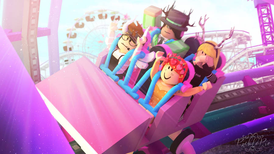 Cute Best Friend Roblox Ride Wallpaper