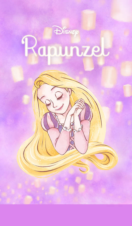 Cute Disney Aesthetic Princess Rapunzel Wallpaper
