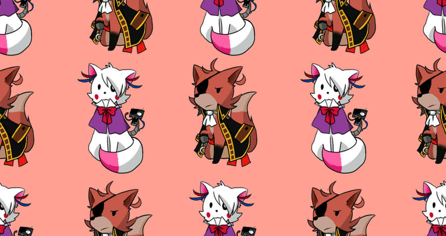 Cute Foxy, Snuggled Up In The Morning Sun Wallpaper