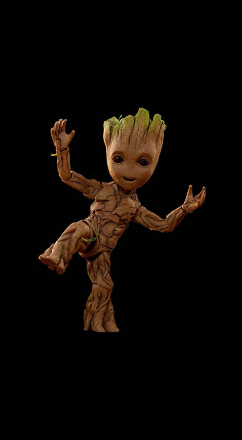 Cute Groovin' Groot Wallpaper