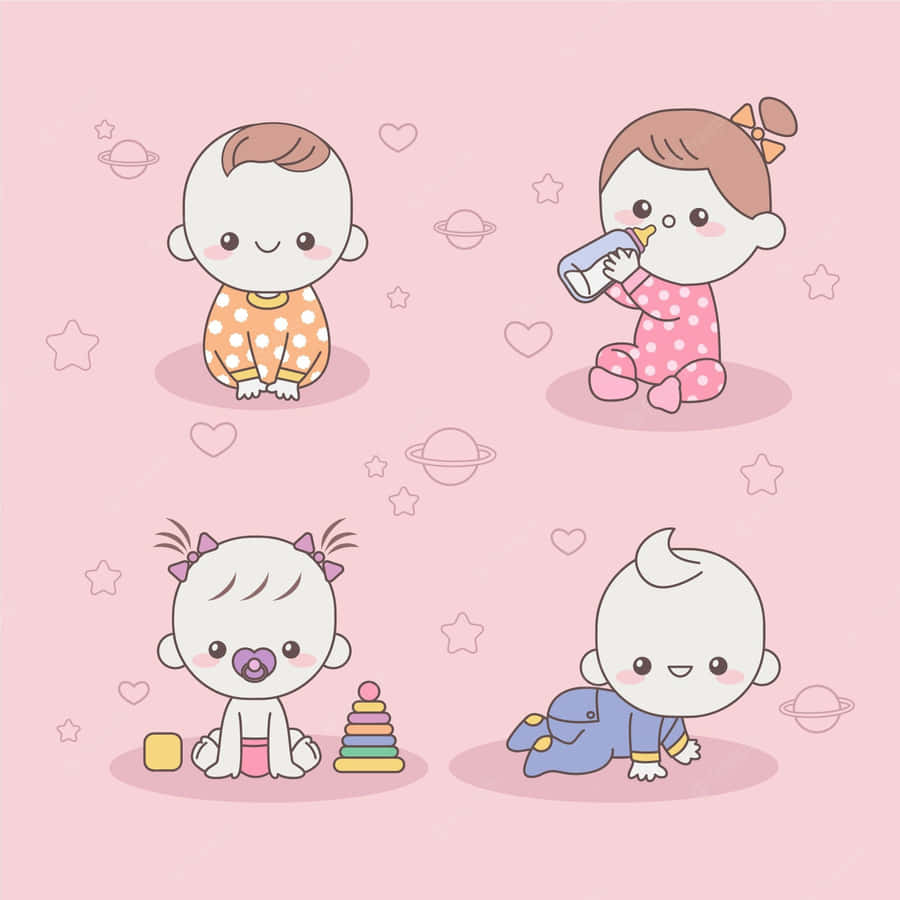 Cute Kawaii Japanese Character Wallpaper