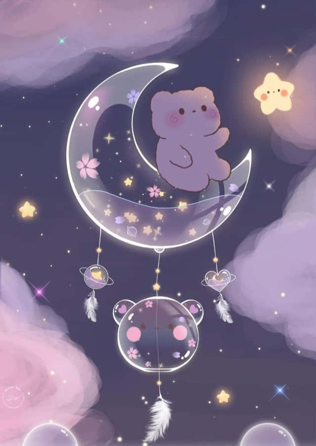 Cute Kawaii Japanese Characters Wallpaper