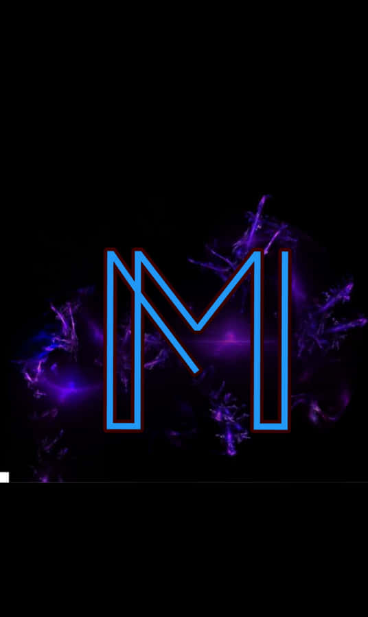 Cute Neon M Wallpaper