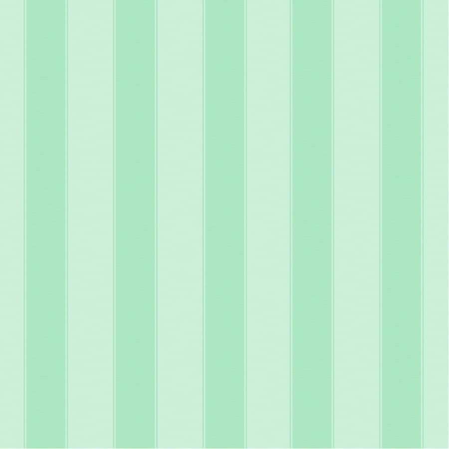 Cute Pastel Green Stripe Pattern Wallpaper