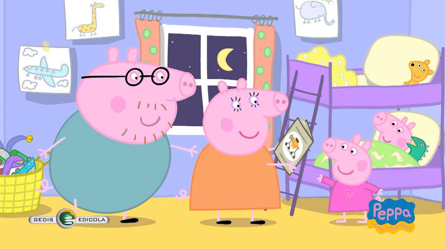 Cute Peppa Pig Laptop Wallpaper