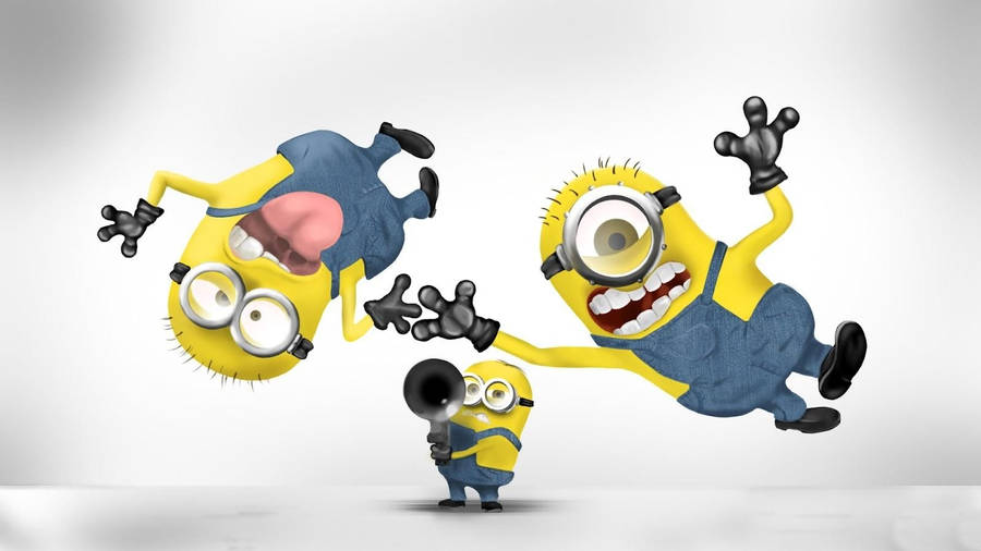 Cute Playful Minion Jorge Wallpaper