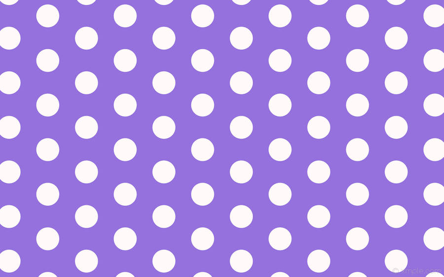 Cute Purple Polka Dots Wallpaper