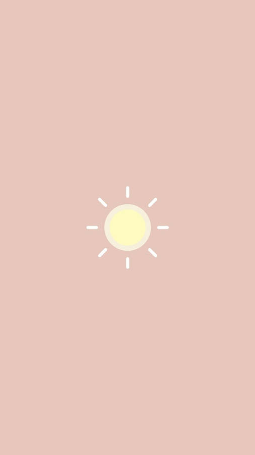 Cute Simple Sun Wallpaper