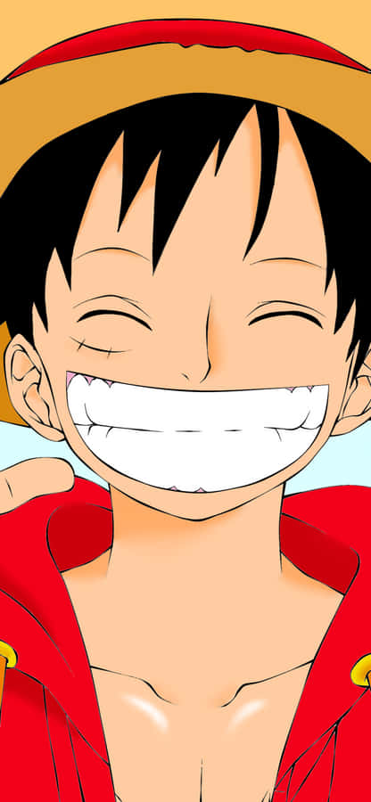 Cute Smiling Monkey D Luffy One Piece Luffy Iphone Wallpaper
