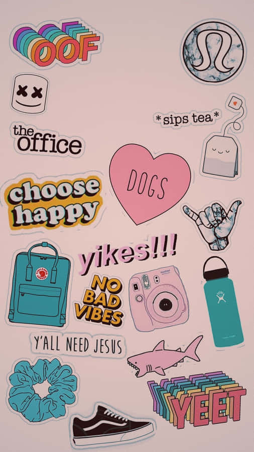 Cute Vsco Aesthetic Icons Wallpaper