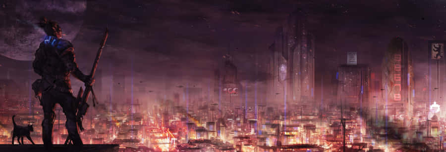 Cyberpunk Role-playing Adventure Wallpaper