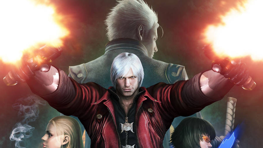 Dante And His Comrades From Devil May Cry. Wallpaper
