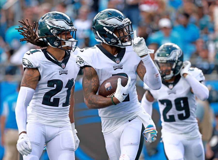 Darius Slay Andre Chachere Close Up Football Photography Wallpaper