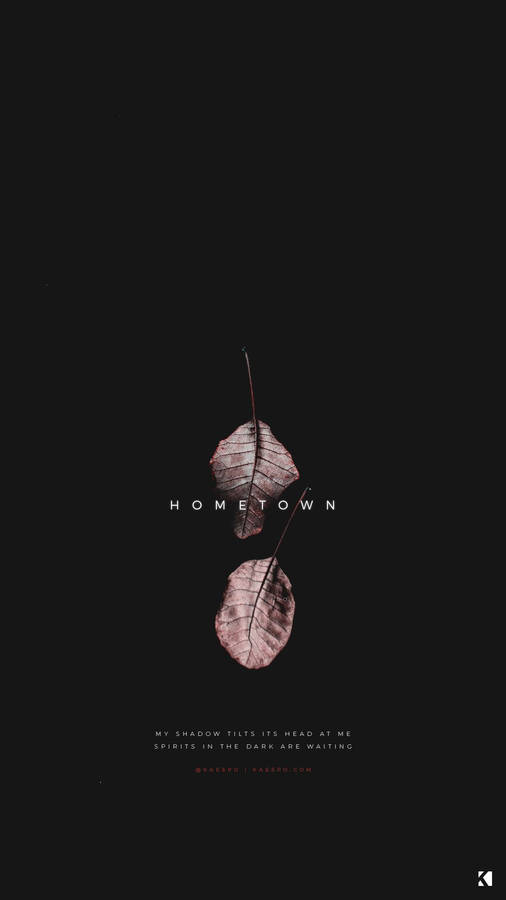 Dark Aesthetic Hometown Wallpaper