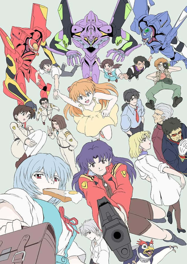 Dark Angels Of Nge Unveiled Wallpaper