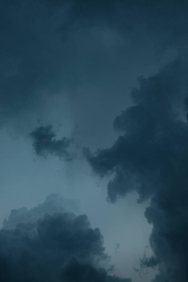 Dark Blue Cloud Iphone Wallpaper