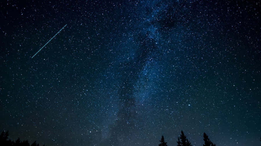 Dark Blue Star 1920 X 1080 Wallpaper