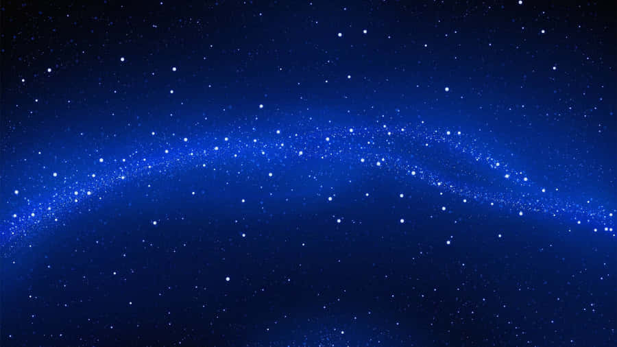 Dark Blue Star In The Night Sky Wallpaper