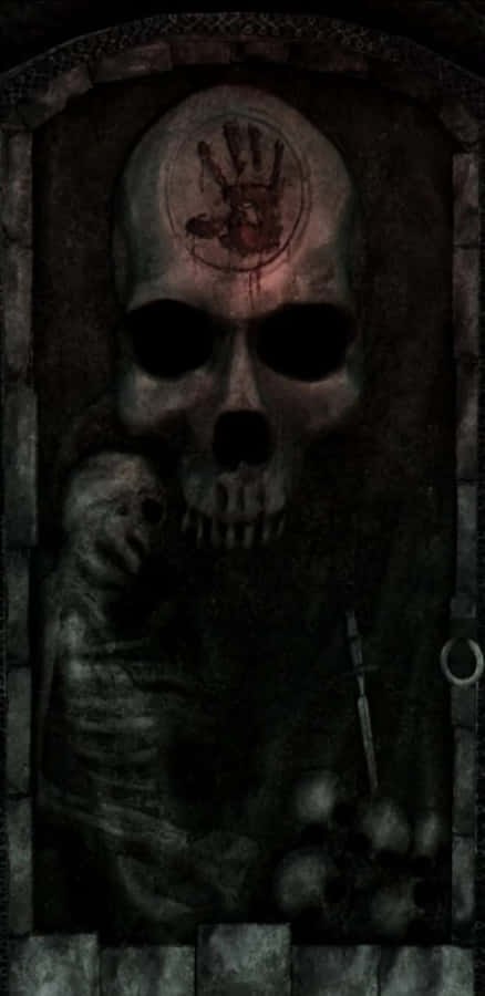 Dark Brotherhood Door Detail Wallpaper