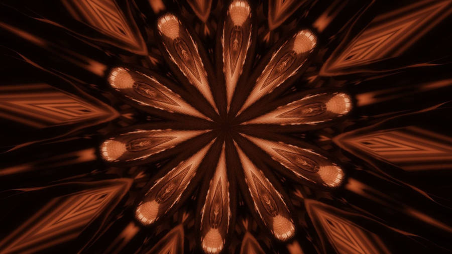 Dark Brown Aesthetic Abstract Wallpaper