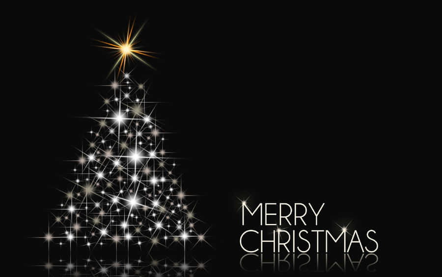 Dark Christmas: A Hauntingly Beautiful Atmosphere Wallpaper