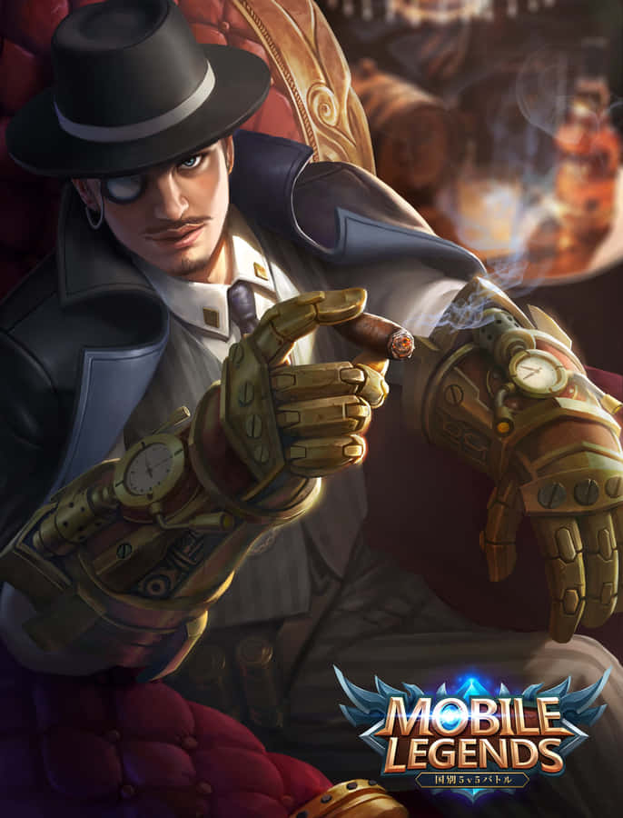 Dark Gent Mobile Legends Roger Wallpaper