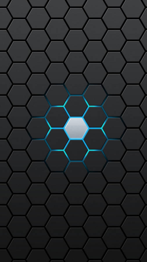 Dark Honeycomb Sci-fi Original Iphone 4 Wallpaper