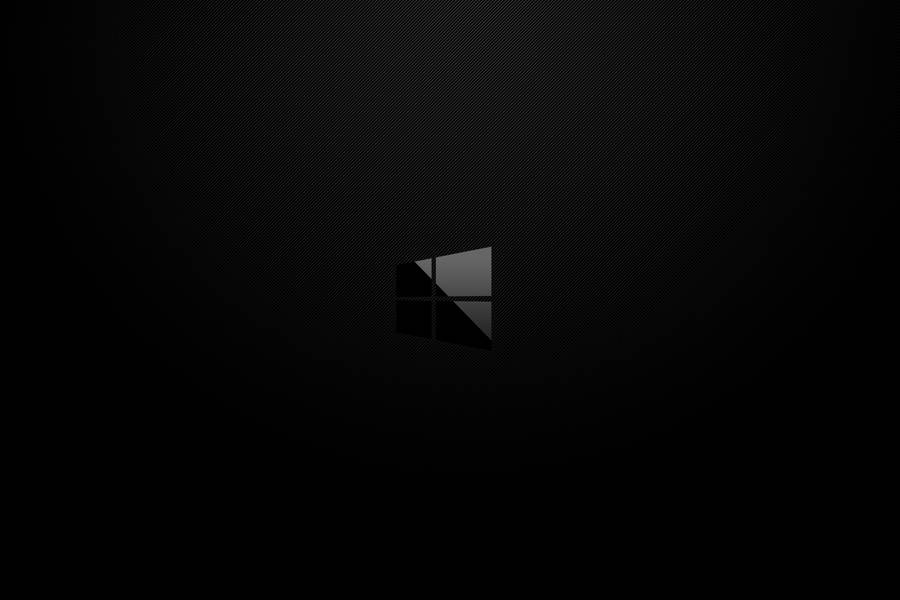 Dark Minimalist Windows Logo Wallpaper