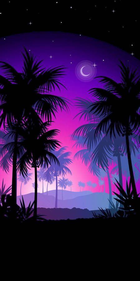 Dark Neon Iphone Night Wallpaper