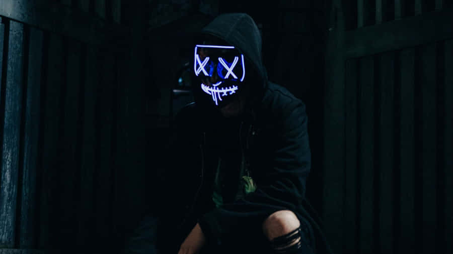 Dark Ominous Clouds Hovering High Above A Barren Landscape Wallpaper