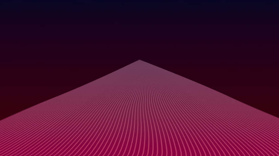 Dark Pink Minimalist Abstract Perspective Wallpaper